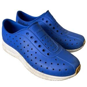 Native Robbie Sugarlite Blue Slip On Sneakers  Big Kid Sz J3 Water Resistant